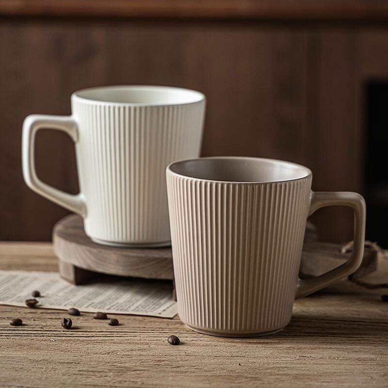 Deouxingguang Striped Ceramic Mug