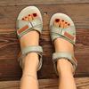 Platform Sandals Women's Summer New Women's Sandals Sports Style Velcro Large Size Casual Sandals