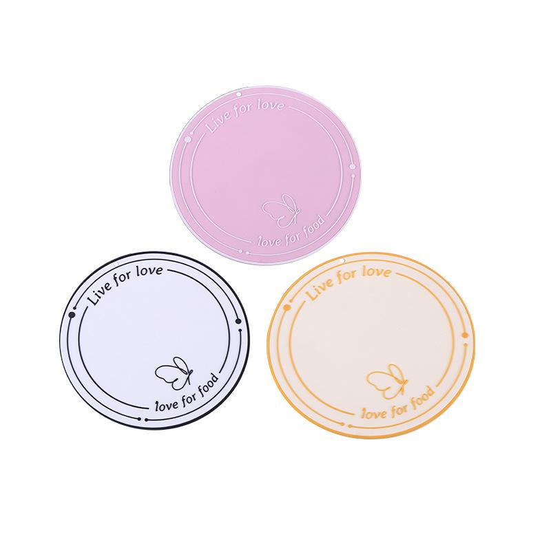Minimalist Butterfly Insulated Heat-Resistant Coaster & Placemat Set