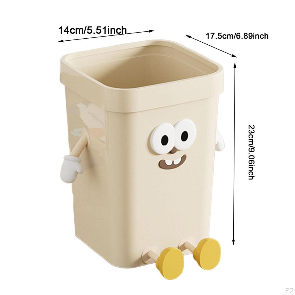 Creative Cartoon Shape Trash Can, Stylish Home Under Desk Bedroom, Kitchen,