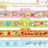 TaoBary 88 Pcs Holiday Bulletin Board Borders Stickers 86ft Seasonal Bulletin Board Decorations Fall Winter Spring Summer Trim Borders Decor In 8