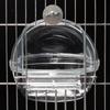 Parrot Bathtub For Cage Pet Bird Bath Tub Screw On Parrot Bath Tub Parrot Shower Box Transparent Bathing Tub