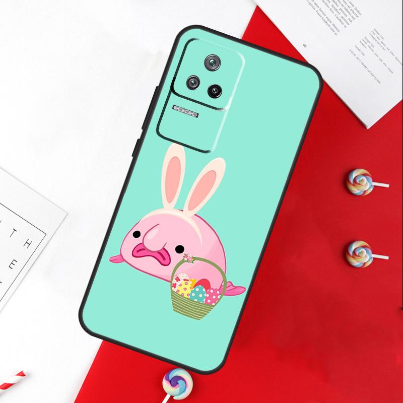 Cute Blobfish Cover For Xiaomi 11T 12T 13T 14T Pro 13 14 15 Ultra POCO X7 Pro X3 X5 X6 F5 F6 M6 Pro Case