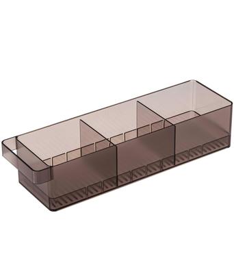Yamazaki Fridge Case with Dividers, Black, 5763