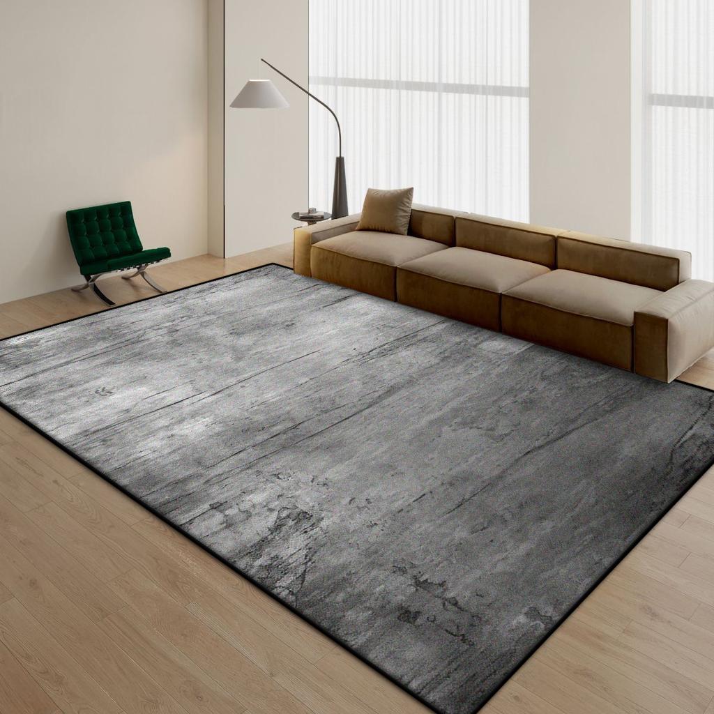 Verdickte weiche Teppiche zur Wohnzimmerdekoration Heimschlafzimmerteppich Nordisch Große Fläche Rutschfeste Bodenmatte Leicht zu reinigender Loungeteppich