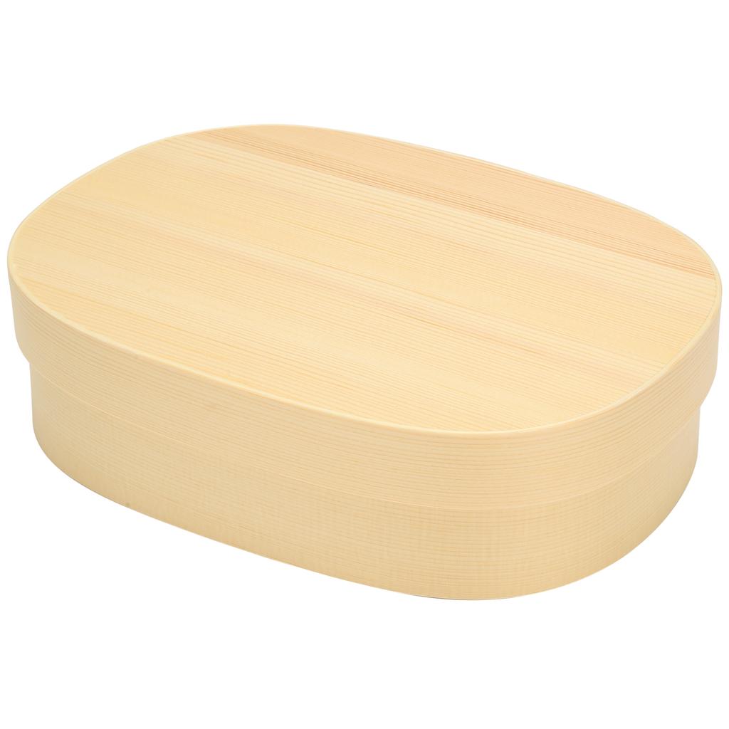 Bento Box Tragbar Japanischer Stil Einlagig Holz Lebensmittel Sushi Behälter Geschirr