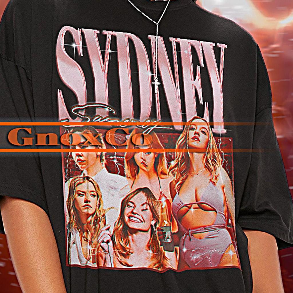 SYDNEY SWEENEY Shirt, Sydney Sweeney Vintage Tshirt, Sydney Sweeney Homage Tees, Sydney Sweeney Retro Sweater, Sydney Sweeney Merch Tee #saf