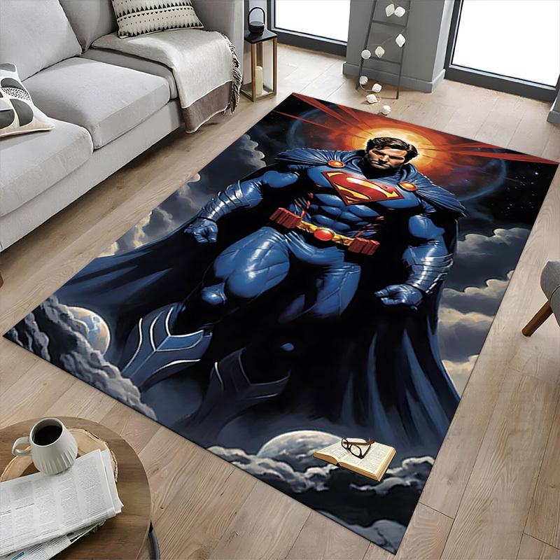 1pc Superman Space Carpet, for Home & Office Decor, Desk Chair Carpet, Festive Gift,Conference Room CarpetL1275