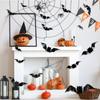 3d Bats Wall Stickers 4 Sizes Halloween Decorative Decals Wallpaper For Walls Doors Glass Tiles