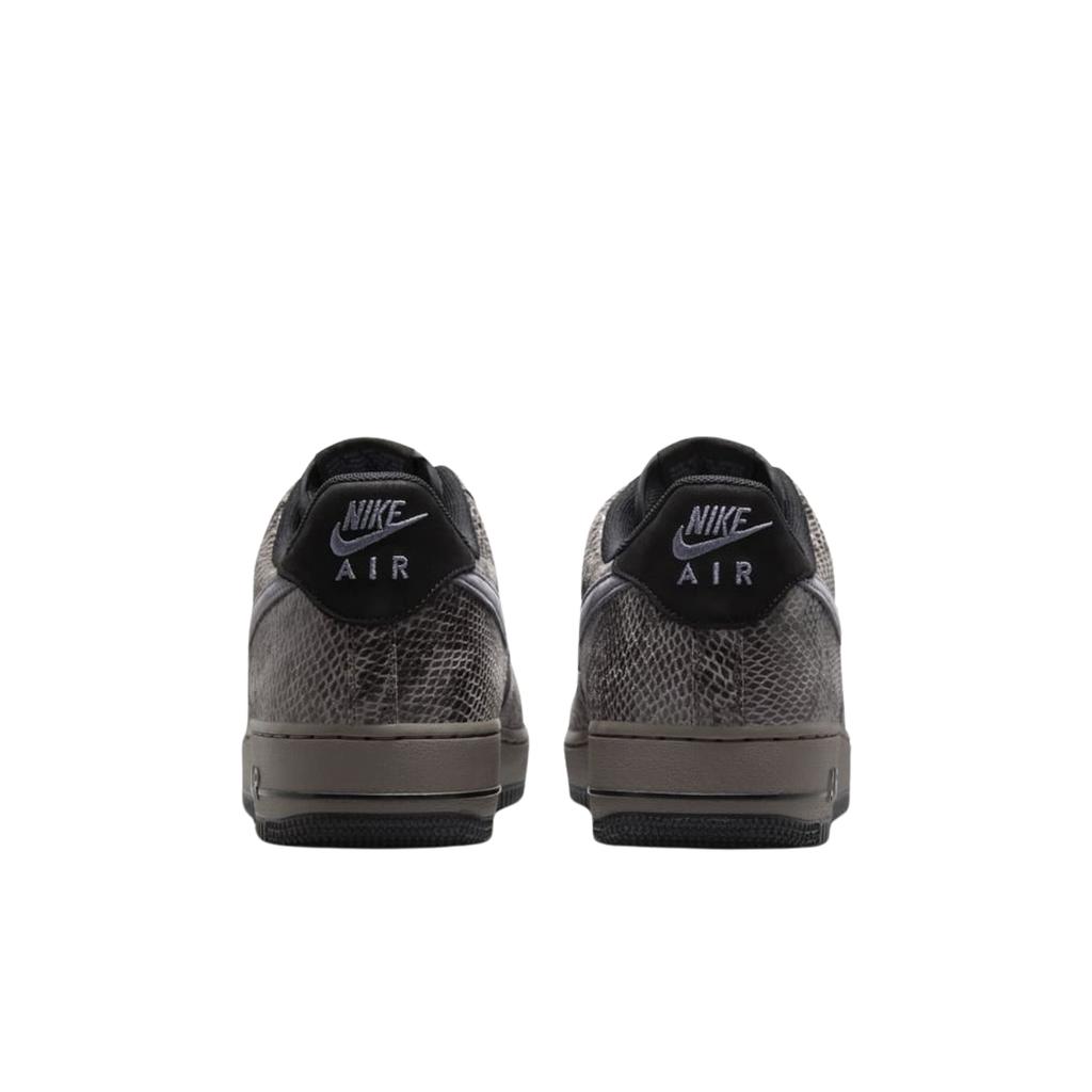 Nike Air Force 1 07 LV8 Snakeskin Pack - Off Noir Herren-Sneakers Schwarz Light-Carbon Cave-Stone HF2898-001