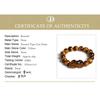 Natural Stone Yellow Tiger Eyes Beads Charm Bracelet Men Women Chinese Lucky Brave Troops Pixiu Strand Bracelet Jewelry Gifts