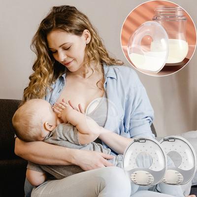 1 Paar Silikagel-Sammelhülle, Muttermilch-Sammler, weiche, wiederverwendbare Stilleinlage, postpartale Saugnippel-Saugbehälter