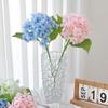 Real Touch Artificial Hydrangea Flower High Quality Simulation Bouquet for Home Wedding Party DIY Floral Arrangement Decor
