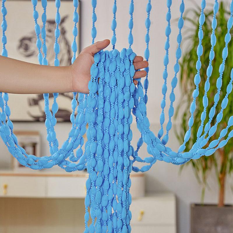 

1*2M String Curtain Door Curtain Bead Thread Tassel Curtain Window Wall Panel Room Divider Doorway Home Wedding Decor Party Acc 100cmX200cm