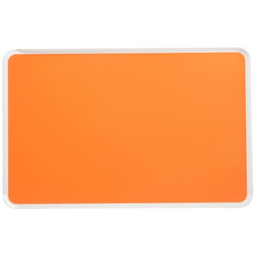 Pearl Metal Antibacterial Cutting Board M Size with Guard Orange Made In Japan Light Air C-490