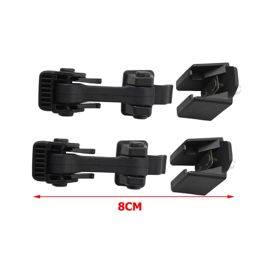 2X Car Bonnets Engine Cover Lock Catch For Jeep Wrangler 2007-2018 ABS Black Hood Lock Car Hood Locks 55395653AF 8CM