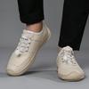 Ny Ankomst Sneakers för Man Casual Läder Herr Casual Skor Halkfria Herr Vandringsskor Utomhus Fritidspromenad Tenis Masculino