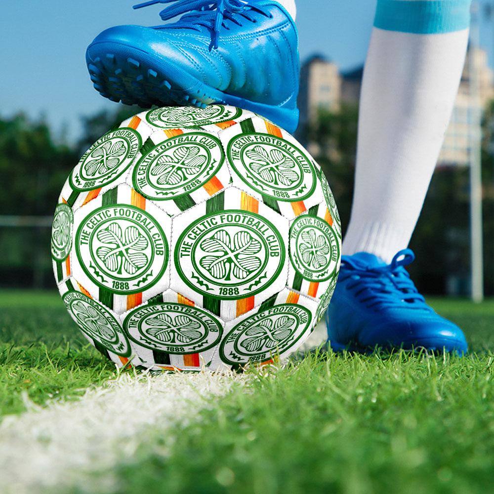 1pc Celtic Football Club Soccer Ball Size 5 Indoor Soccer Ball Fashion Colorful Backyard Game - Great For Sports Fans Gift HE21