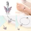 Fit Charms Fororiginal Bracelets 100%Copper Luminous Butterfly Series Beads Diy Jewelry Making For Women Gift