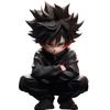 Q-Version Spell Retribution Handpiece Squatting With Five Wujue Tiger Staff Yuren Model Desktop Ornament Surprise Gift
