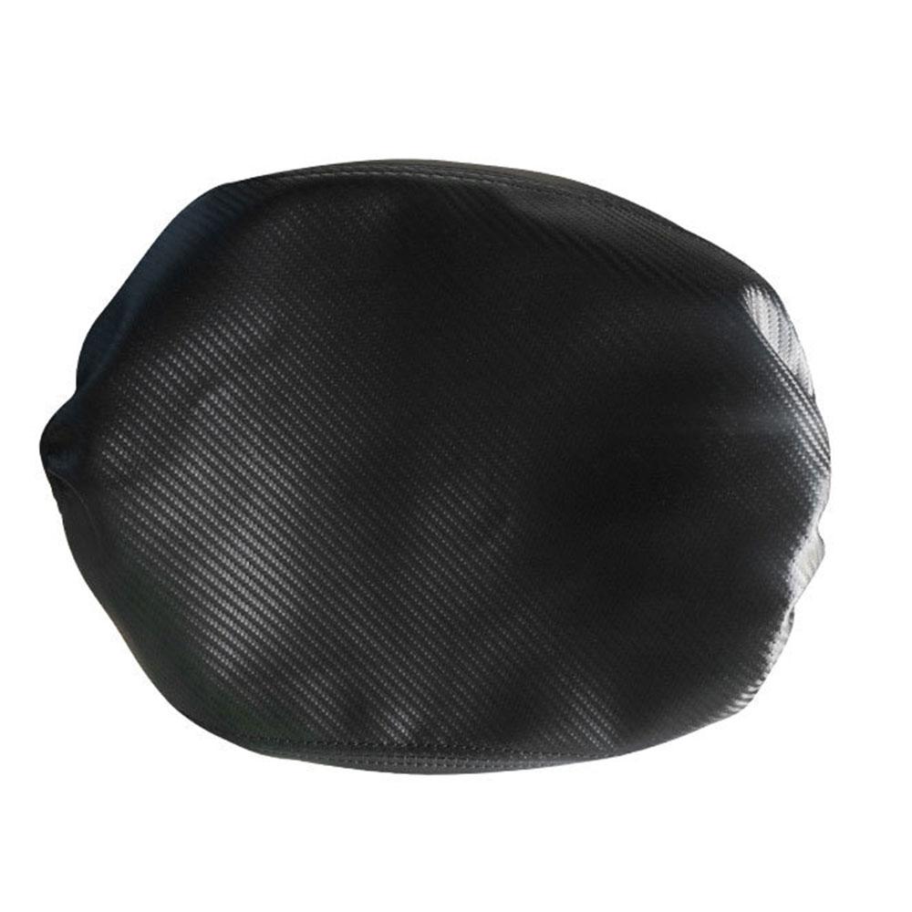 Leather Carbon Fiber Armrest Pad for Ford F150 2015- Interior Center Console Armrest Cover Trim Car Accessories чёрный