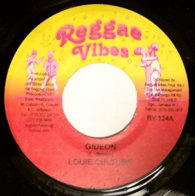 7inch Record LOUIE CULTURE / PRINCE THEO - Gideon / Bet U Never Know RV124 Reggae Vibes 2006 Jamaica Reggae, Ska & Dub Used