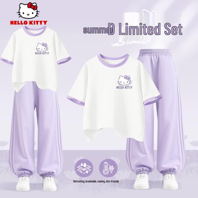 Hello Kitty Girls Short Sleeve Summer Sport Set 160