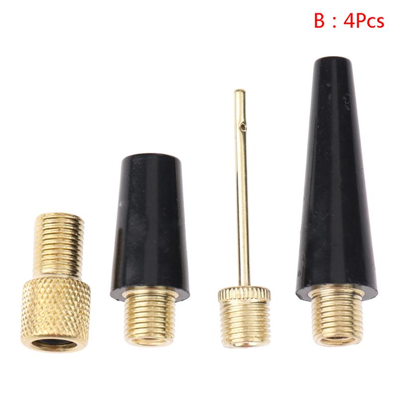 3/4 buc. Kit adaptor duză cu ac cu bile pentru piese pentru pompa de umflare a anvelopelor bicicletei