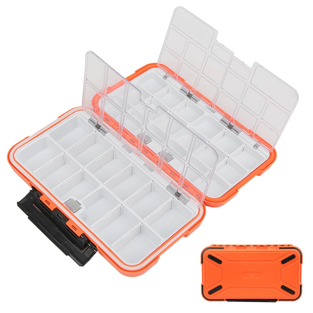 

ABS Водонепроницаемый Ящик для Рыболовных Снастей Хранение Наживки Блесны Крючков Органайзер Контейнер АксессуарC желтый