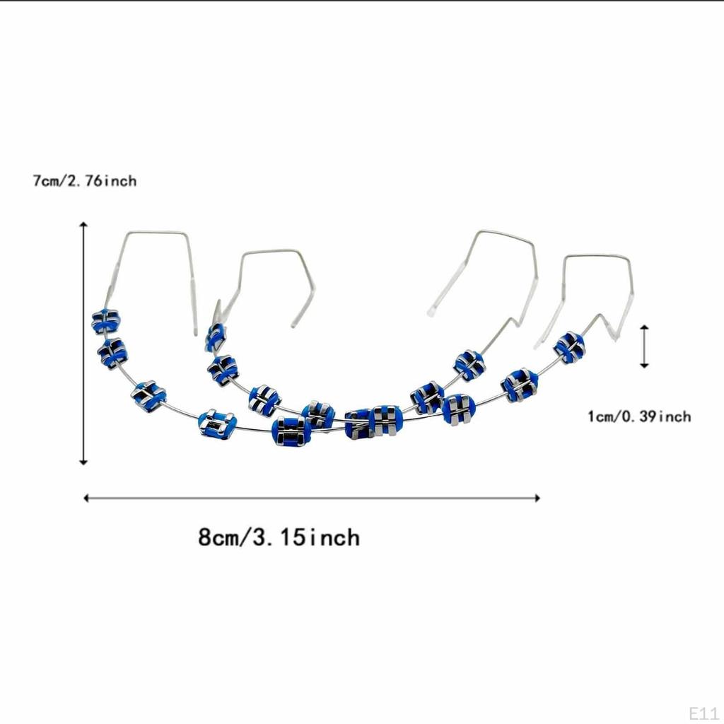 Temporary Tooth Decoration Decorative with Metal Wires Gift for Family