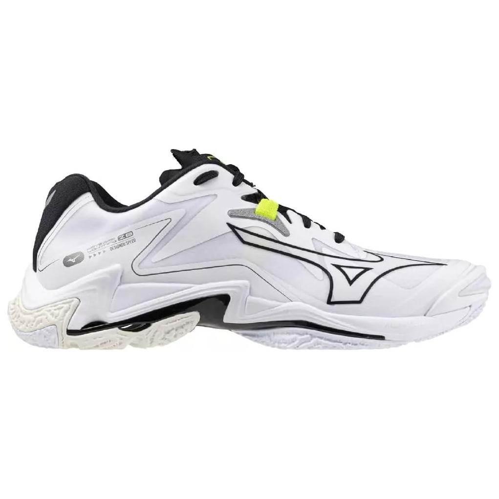 Mizuno Scarpe da Allenamento Unisex Basse Wave Lightning Z8 WIDE Bianche Comfort Morbido Antiscivolo Resistenti all'Usura V1GA240051