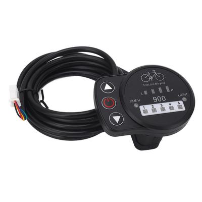 Pannello Display Interruttore Faro Potenza Batteria Velocità Contachilometri LED per Bicicletta Elettrica 36V 48V per Controller KT Giunti Ordinari