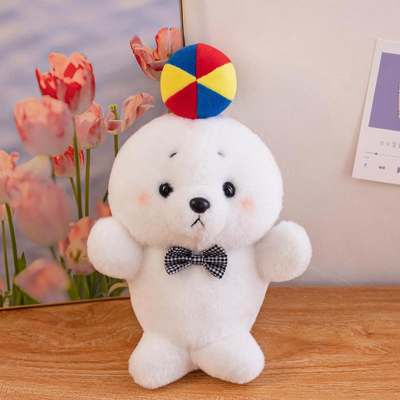 Cute Funny Seal Doll Marine Animal Hall Plush Toy Doll Girls Gift Children's Pillow
