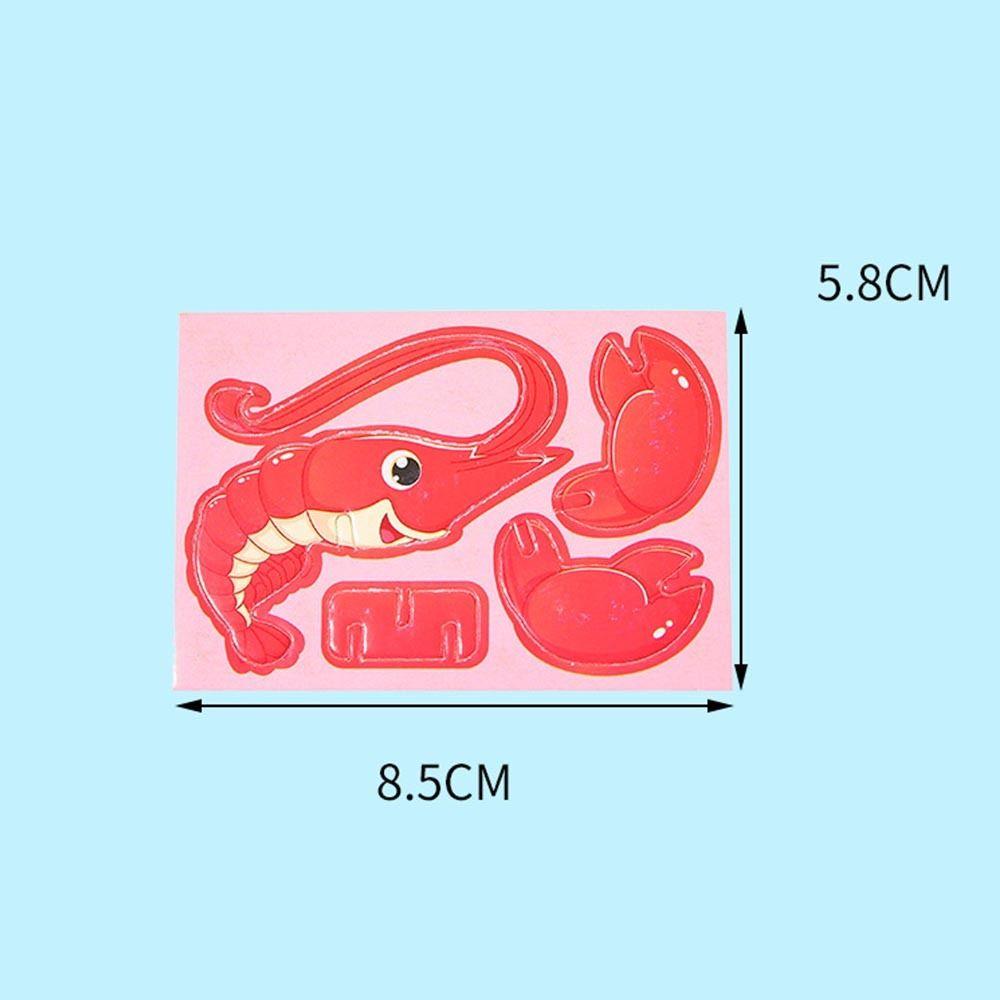 10pcs 3D Sea Animals Children's Three-dimensional Puzzles Children's Early Education Toys