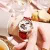 Genuine Automatic Mechanical Waterproof Watch for Women - Trendy Multi-Functional with Day, Date, Month, Year, and Starry Design.