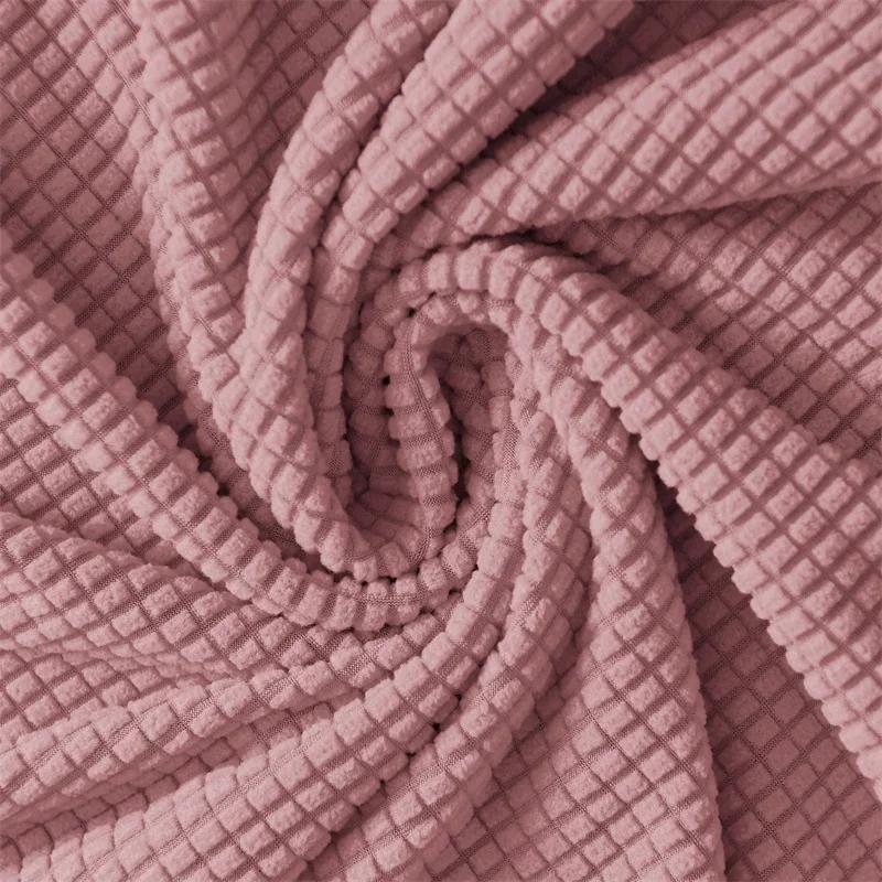 Polarfleece Bar Hochlehnsesselbezug Elastisch Waschbar Gebogene Stuhlbezüge Einfarbig Esszimmerstühle Hussen Büro Heimdeko