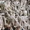 Accessori Insegnamento Biologia Modello scheletro Ossa umane Oggetti di scena di Halloween Ciondolo per specchietto retrovisore auto
