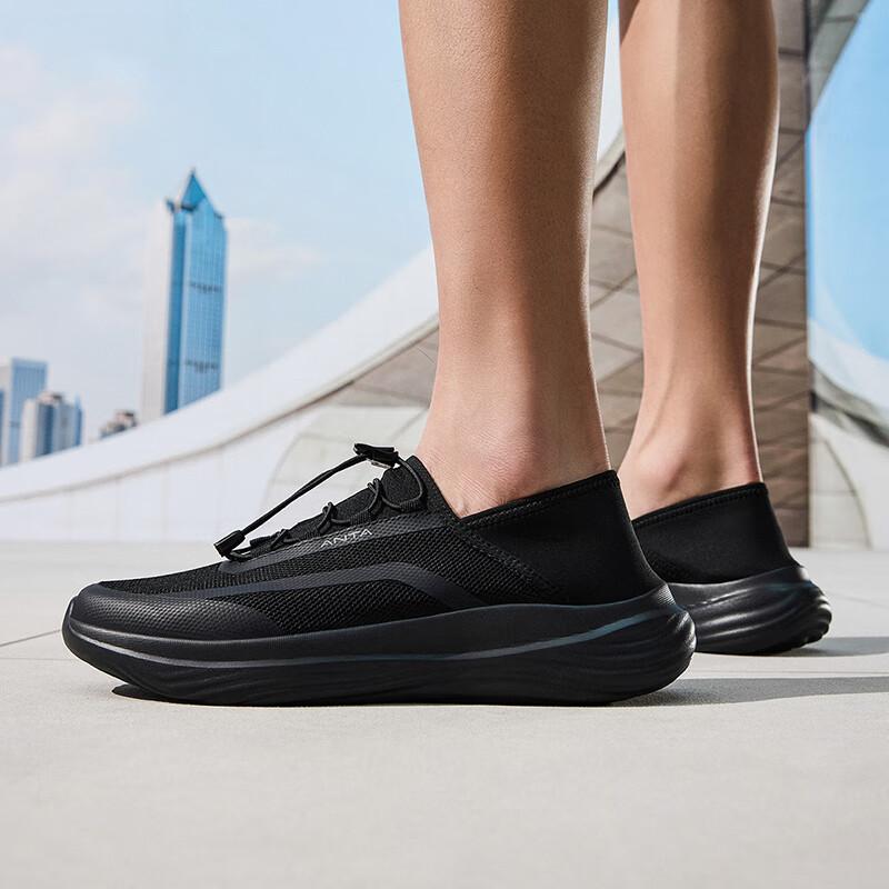 Anta Comfortable Versatile Wear-Resistant Shock-Absorbing Low-Top Training Shoes Men sneaker Black 912527776-1