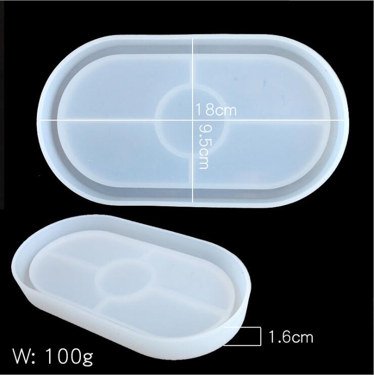 DIY Dish-shaped Mold Flower Board Mold Epoxy Resin Crafts Flower Tray Epoxy Resin Crafts Personalized Tray