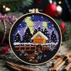 Christmas Embroidery Kit For Beginners Snow Scene Embroidery Kit Holiday Decorations For Kitchen Living Room Desktop Window