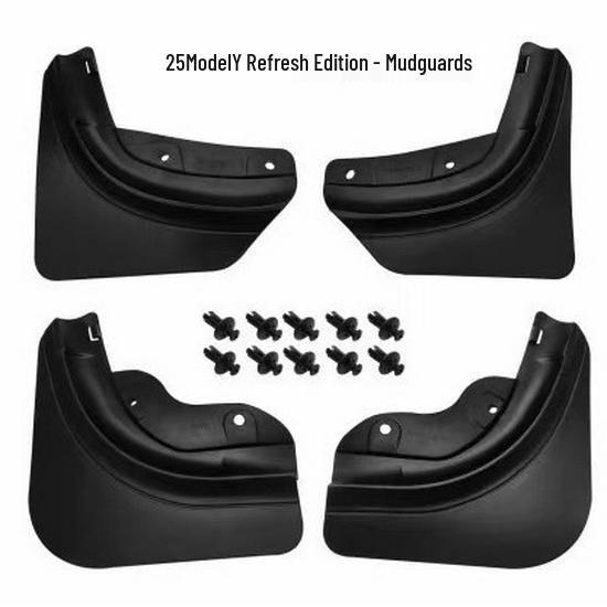 Bohrfreie Schmutzfänger für Tesla Model Y - Original-Stil Außenmodifikation