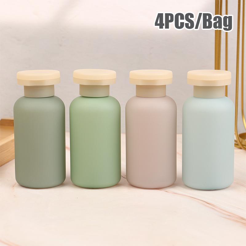 1/3/4Pcs Empty 100Ml Squeeze Bottles With Flip Cap Refillable Plastic Travel Refillable For Lotion Shampoo Conditioner