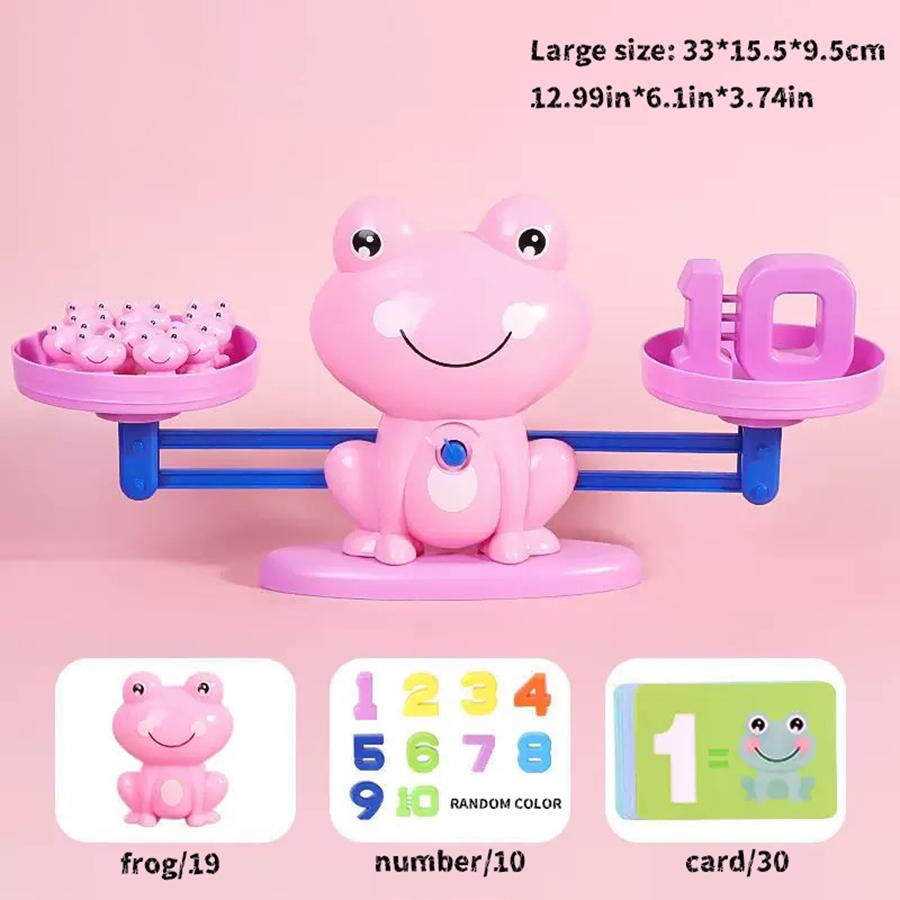 Mathematische Intelligenz Mathe-Spielzeug Lustige Frosch-Skala Kinder Früherziehung Spielzeug Addition Subtraktion Balance Aufklärung