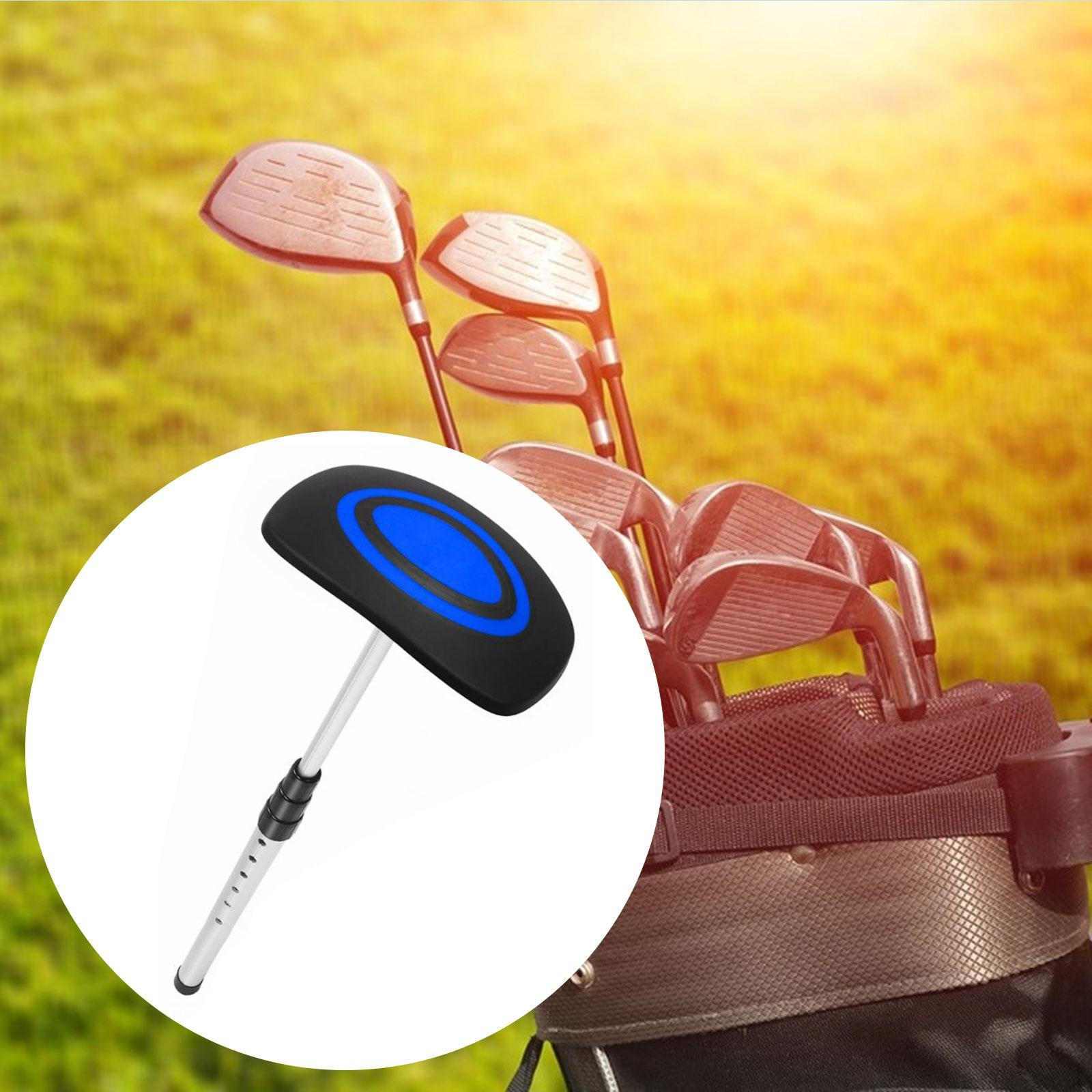 

Система поддержки стойки сумки для гольфа Многоразовая Регулируемая длина Простая установка Жесткая клюшка синий