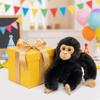 Soft Fluffy Chimpanzee Plush Toy Realistic Design Gorilla Stuffed Animal  Home Decor