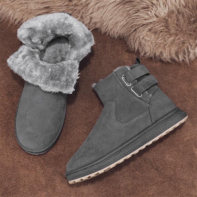 Men's Boots Winter High Quality Non Slip Boots Fleece To Keep Warm Boots 2024 New Men Winter Shoes Outdoor Waterproof Snow Boots