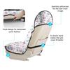 Universal Car Seat Towel Cover - All-Season Protector for Gym & Workout, Fits Front Seats
