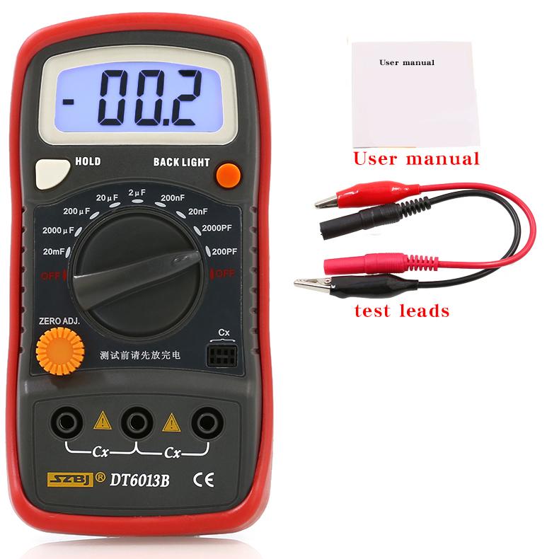 

SZBJ DT6013B - це високоточний цифровий вимірювач ємності, спеціально розроблений для швидкого вимірювання конденсаторів.