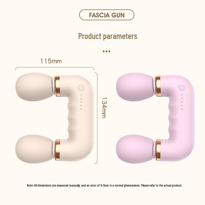U-Shaped Dual-Head Multifunctional Muscle Relaxation Massager - Portable Vibration Cervical Massager