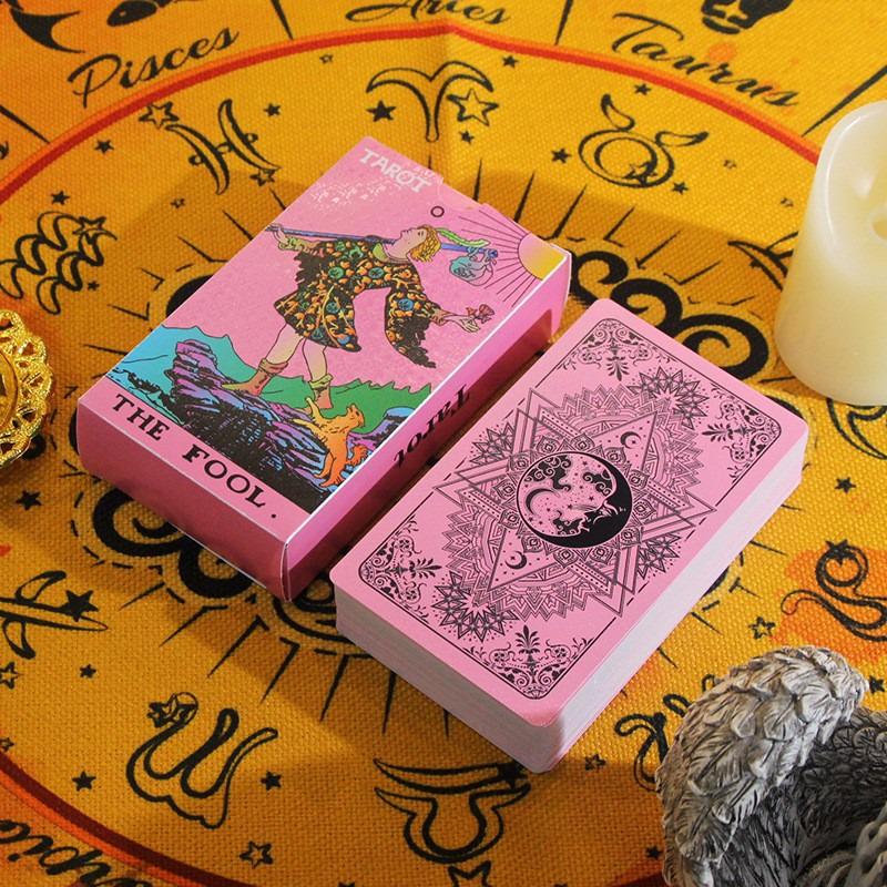 Rider-Waite Tarot Deck: Beginner-Friendly, Hot Stamped, Waterproof PVC Cards for Card Games.